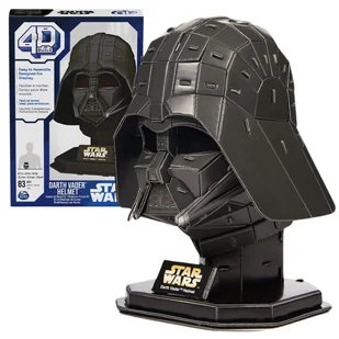 Star Wars Hełm Dartha Vadera Figurka 4D Build Puzzle 3D Model Przestrzenny Figurka 83 El. - Figurki dla dzieci - miniaturka - grafika 1