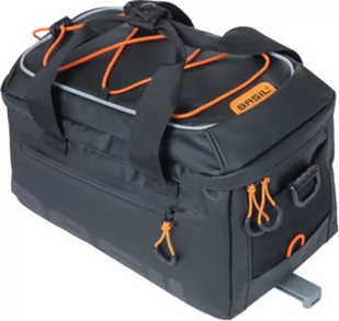 Basil Miles Tarpaulin Bicycle Trunkbag MIK, black/orange 2021 Sakwy 18114 - Sakwy rowerowe - miniaturka - grafika 1