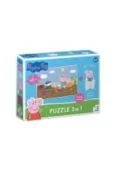 Puzzle 60 Peppa Pig with charater figure - Puzzle - miniaturka - grafika 1