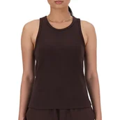 Koszulki i topy damskie - Koszulka New Balance WT33536KCF - brązowa - miniaturka - grafika 1