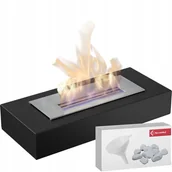 Biokominki - Biokominek Wolnostojący India Czarny Certyfikat Tüv Zestaw - miniaturka - grafika 1