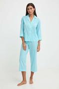Piżamy damskie - Lauren Ralph Lauren piżama damska kolor niebieski ILN92327 - miniaturka - grafika 1