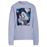 Bluzy sportowe damskie - Bluza damska adidas U4U Soft Knit Swe - miniaturka - grafika 1