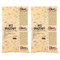 Kasza - Ryż brązowy 1kg (2x500g) - miniaturka - grafika 1