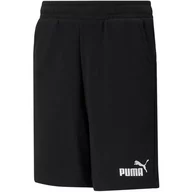 Odzież sportowa dziecięca - Spodenki dla dzieci Puma ESS Sweat Shorts czarne 586972 01 - miniaturka - grafika 1