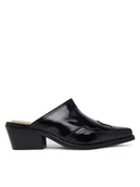 Klapki i japonki damskie - Tommy Hilfiger Klapki Western Abrasivato FW0FW08887 Czarny - miniaturka - grafika 1