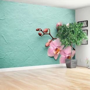 Fototapeta Orchidea Różowy - Fototapety - miniaturka - grafika 1