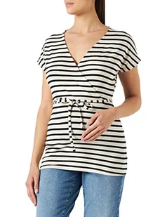 Noppies Damski top pielęgniarski krótki rękaw pasek kirby T-shirt, Czarny - P090, 34 PL - Koszulki i topy damskie - miniaturka - grafika 1