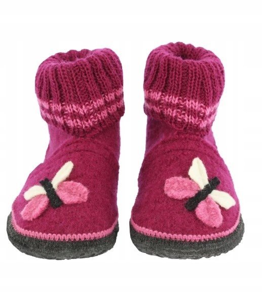 Beck Kapcie Dziecięce Różowe Wsuwane Wysokie 23 Jjl