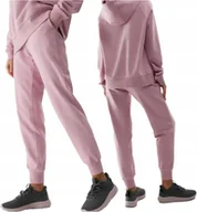 Spodnie damskie - Damskie dresowe spodnie joggery 4F 4FWSS24TTROF606-56S Różowy - miniaturka - grafika 1