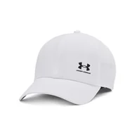 Czapki męskie - Męska Czapka z daszkiem UNDER ARMOUR M ISO-CHILL ARMOURVENT ADJ 1383440-100 – Biały - miniaturka - grafika 1