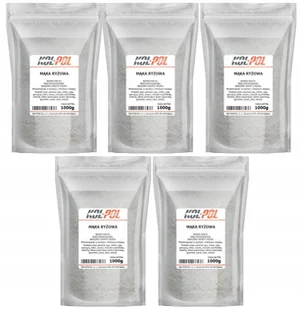 MĄKA RYŻOWA 5kg Naturalna mąka z ryżu idealna do wypieków jakość Kol-Pol - Mąka - miniaturka - grafika 1
