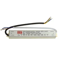 Akcesoria do oświetlenia - Zasilacz LED 12V 45W napięciowy IP67 aluminium - miniaturka - grafika 1