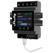 Systemy inteligentnych domów - Sterownik SHELLY Pro Dual Cover PM SPSH-002PE16EU - miniaturka - grafika 1