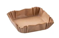 Akcesoria i części AGD - Fackelmann Frytkownica na gorące powietrze, papier do pieczenia, 16 cm, prostokątne, 50 sztuk – odporne na wodę i olej, nadają się do kuchenki mikrofalowej, odporne na temperaturę do 220°C - miniaturka - grafika 1