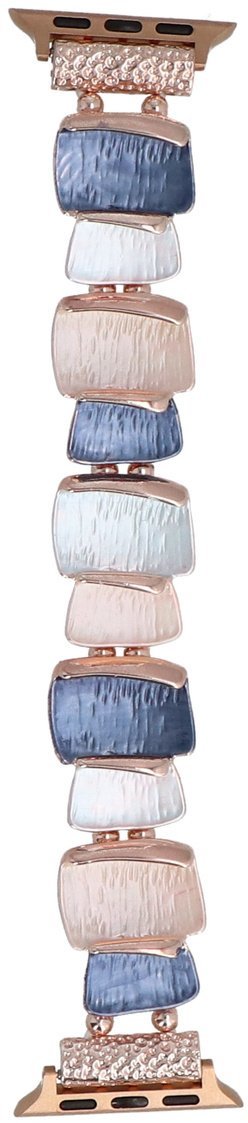 GlacierX bransoleta do smartwatcha Gleam Cube Stretch Bracelet Ultramarine Blush do Apple Watch 38/40/41mm Niebieska