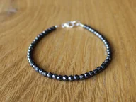 Bransoletki - Bransoletka naturalny HEMATYT fasetowany 3,0mm agalag, bez marki, AG00000862 - miniaturka - grafika 1