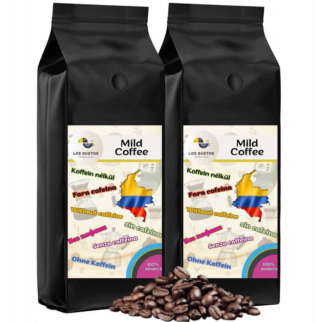 Kawa ziarnista Mild Coffee Bezkofeinowa 2x 1000g