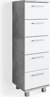 Szafki łazienkowe - Vicco Szafka łazienkowa Ilias, 30 x 95 cm, Beton - miniaturka - grafika 1