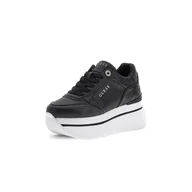 Sneakersy damskie - Damskie Sneakersy GUESS CAMRIO FLPCAMFAL12-BLACK – Czarny - miniaturka - grafika 1