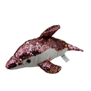 Delfin cekiny różowy - Smily Play - Maskotki i pluszaki - miniaturka - grafika 1