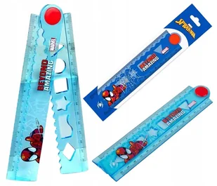 LINIJKA dziecięca szkolna do szkoły SPIDERMAN składana 30cm dla chłopca - Przybory szkolne - miniaturka - grafika 1