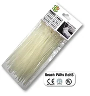 Inne mocowania - Opaska kablowa 3,6x250 BIAŁA - miniaturka - grafika 1