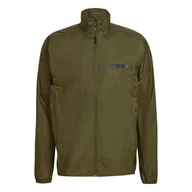 Kurtki męskie - Męska Kurtka przejściowa ADIDAS MT WIND JACKE H53402 – Oliwkowy - miniaturka - grafika 1