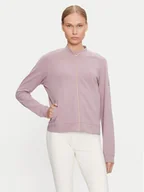 Bluzy damskie - EA7 Emporio Armani Bluza 6DTM06 TJVHZ Fioletowy Regular Fit - miniaturka - grafika 1