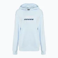 Bluzy damskie - Bluza damska New Balance Sport Graphic French Terry Hoodie ice blue - miniaturka - grafika 1