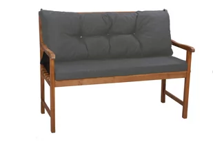 Zestaw Poduszek Na Ławkę Ogrodową I/ Lub Huśtawkę Ogrodową: 160X60Cm. (Siedzisko) + 160X50Cm. (Oparcie)/ Wodoodporne Poduszki Ogrodowe , Kolor Antra.. - Poduszki ogrodowe - miniaturka - grafika 1