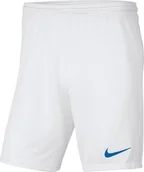 Spodnie sportowe męskie - Nike Spodenki Nike Park III BV6855 104 BV6855 104 biały M - miniaturka - grafika 1
