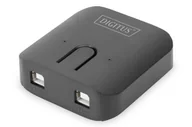 Dodatki do drukarek i skanerów - DIGITUS PRZEŁĄCZNIK USB2.0, 2XPC DO 1XURZĄDZENIE USB, PASYWNY DA-70135-3 - miniaturka - grafika 1