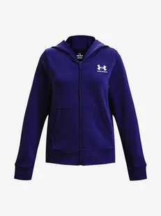 Bluza dziewczęca Under Armour  Rival Terry FZ Hoodie-BLU L - Bluzy sportowe damskie - miniaturka - grafika 1