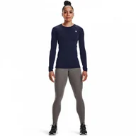 Legginsy - Damskie legginsy treningowe Under Armour UA Cg Authentics Legging - szare - miniaturka - grafika 1