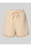Spodnie sportowe damskie - Szorty o kroju regular fit z czystej bawełny - Only - miniaturka - grafika 1