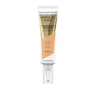 Max Factor Miracle Pure Skin-Improving Foundation SPF30 podkład 30 ml 33 Crystal Beige - Podkłady do twarzy - miniaturka - grafika 3