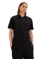 Koszulki męskie - TOM TAILOR Denim Męska koszulka polo, 1036412, 2999 - czarna, L, 2999 - Black, L - miniaturka - grafika 1