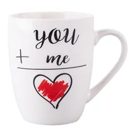 Kubki - Kubek Baryłka Nbc 300 Ml Dek. You + Me - miniaturka - grafika 1