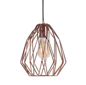 Lampy sufitowe - Beliani Lampa wisząca Lampa wisząca metalowa miedziana MAGRA 68988 - miniaturka - grafika 1