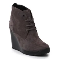 Botki damskie - Buty Lacoste Jarriselle Srw W Dk 7-28SRW1140248 brązowe - miniaturka - grafika 1