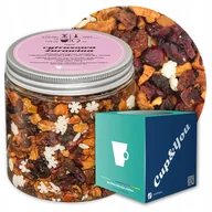 Herbata - Herbata owocowa CYTRUSOWA ŻURAWINA o smaku winogronowo żurawinowym PREMIUM - herbata liściasta sypana mieszanka napar susz - gotowa na prezent upomi.. - miniaturka - grafika 1