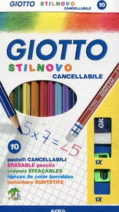 Giotto Kredki Stilnovo + gumka + temperówka Fila - Kredki, ołówki, pastele i pisaki - miniaturka - grafika 2