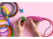 Długopisy 3D - myFirst 3dPen Make Creator Kit - kreatywny zestaw 3D, zawiera długopis 3dPen Make, 3 zestawy tematyczne, 3 ruchome modele i wkłady PCL red FP3304KT-RD01 - miniaturka - grafika 1