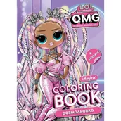 Kolorowanki, wyklejanki - Kolorowanka z naklejkami LOL Surprise OMG - miniaturka - grafika 1