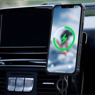 Nillkin CamShield Armor Pro Magnetic Case etui iPhone 14 Plus MagSafe pancerny pokrowiec podstawka ring czarny - Etui i futerały do telefonów - miniaturka - grafika 12