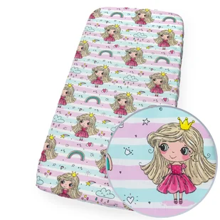 PRZEŚCIERADŁO 76x43 cm do dostawki LIONELO Aurora BAWEŁNIANE PREMIUM - Prześcieradła dla dzieci PRZEŚCIERADŁO 76x43 cm do dostawki LIONELO Aurora BAWEŁNIANE PREMIUM - Prześcieradła dla dzieci - miniaturka - grafika 1