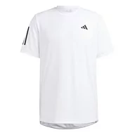 Koszulki męskie - adidas Męski T-shirt (Short Sleeve) Club 3Str Tee, White, HS3261, M - miniaturka - grafika 1