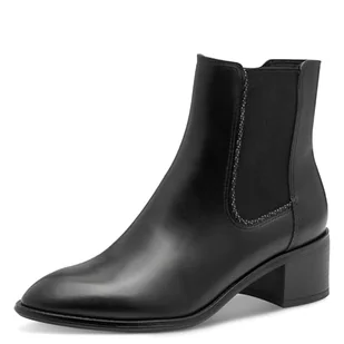 Marco Tozzi Damskie 2-25345-45 modne kozaki, Black Nappa, 36 EU, Czarna papka, 36 EU - Kozaki damskie - miniaturka - grafika 1