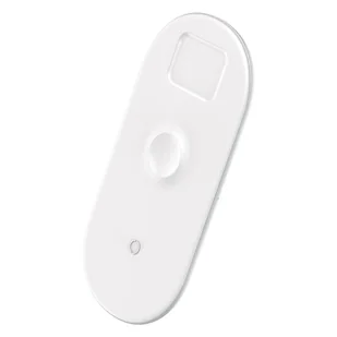 Baseus 3w1 ładowarka bezprzewodowa Qi do telefonu, Apple Watch i słuchawek AirPods 18W biały (WX3IN1-02) - Ładowarki do telefonów - miniaturka - grafika 6